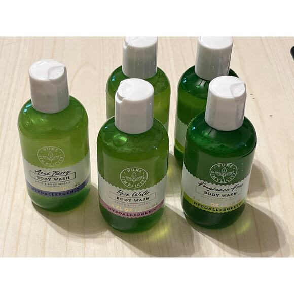 5X Bath & Body Works Pure Simplicity Aromatherapy Açaí Fragrance Free Rose Water